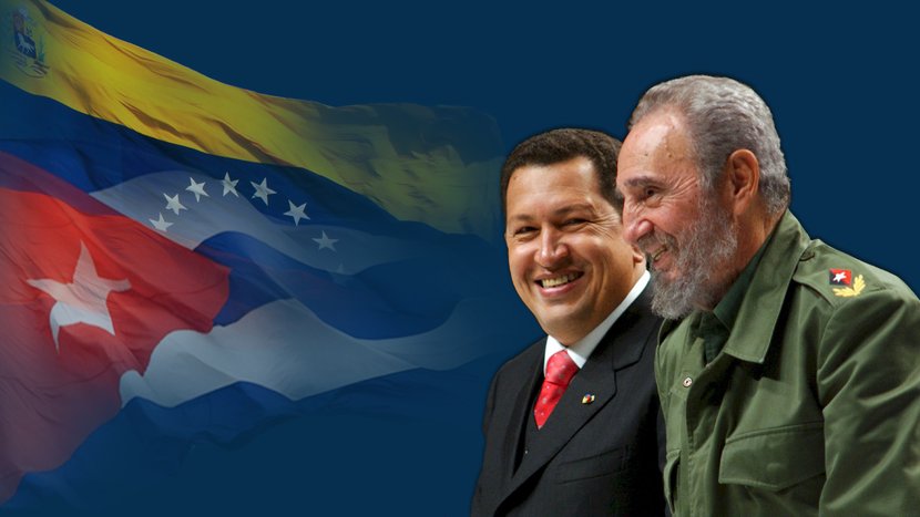 Fidel y chavez 1